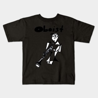 Oboist (Male) by Pollux Kids T-Shirt